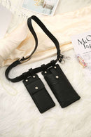 Silver Hardware Style Crossbody Waist Bag