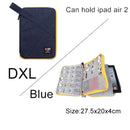 Compatible with Apple, BUBM Travel Universal Cable Organizer Electronics Accessories Cases Gadget Bag For USB, Phone, Charger and Cable, Fit for ipad