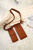 Silver Hardware Style Crossbody Waist Bag